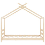 vidaXL Kids' Bed Frame Solid Pine Wood 70x140 cm