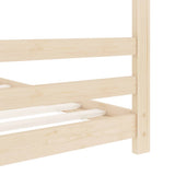 vidaXL Kids' Bed Frame Solid Pine Wood 70x140 cm