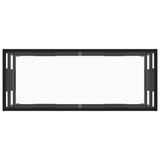 vidaXL Tv-meubel met gehard glas 100x40x40 cm zwart