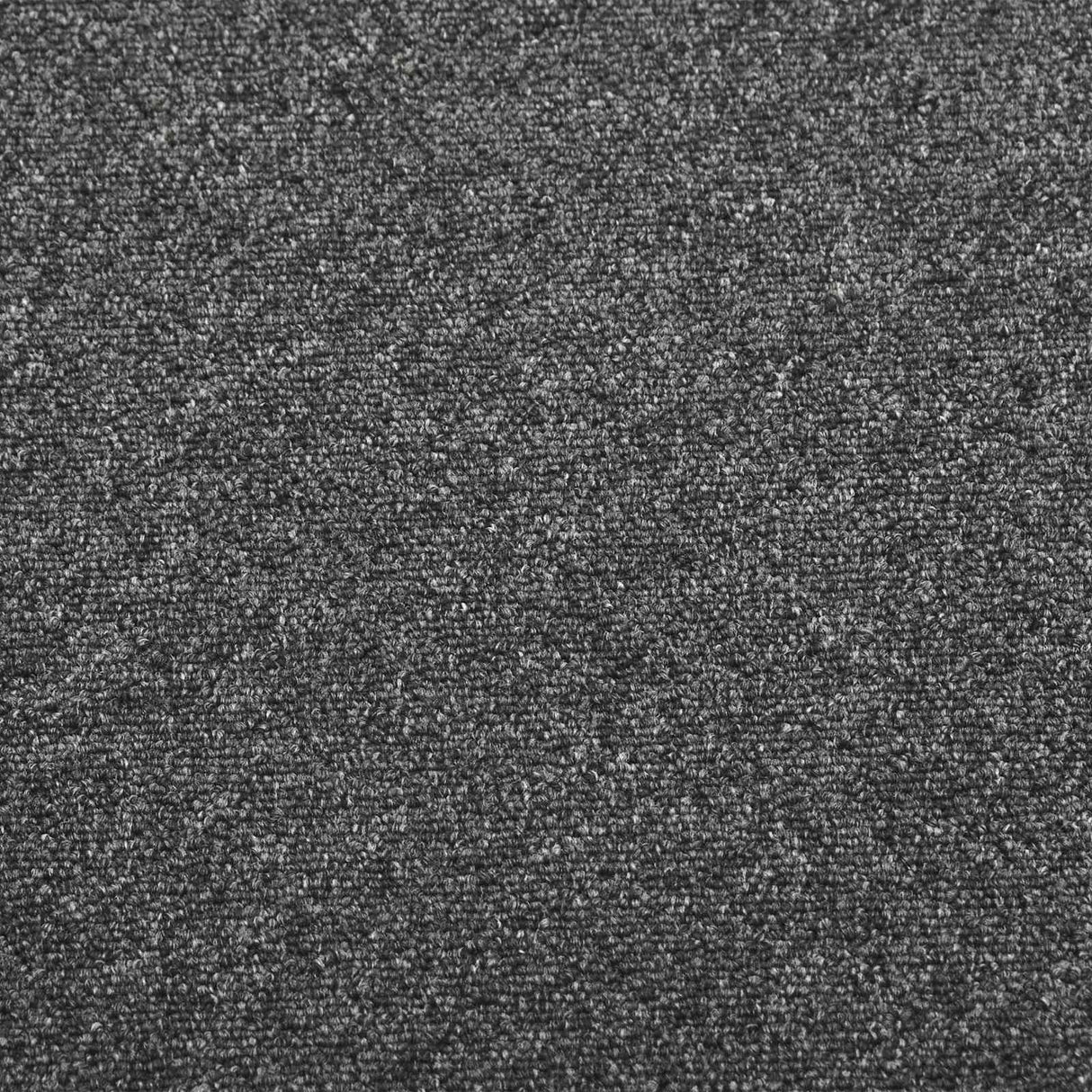 vidaXL Dalles de moquette 20 pcs Rayé Anthracite 50 x 50 cm 100% Polypropylène