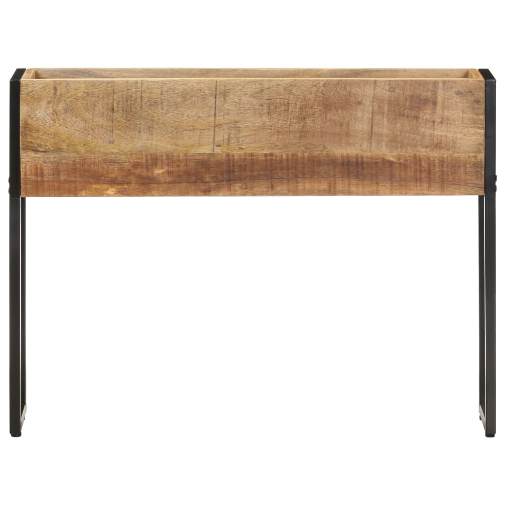 vidaXL Plantenbak 90x20x68 cm ruw mangohout
