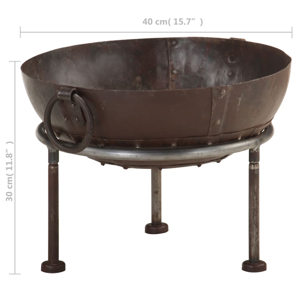 vidaXL Vuurplaats Ø40 cm ijzer