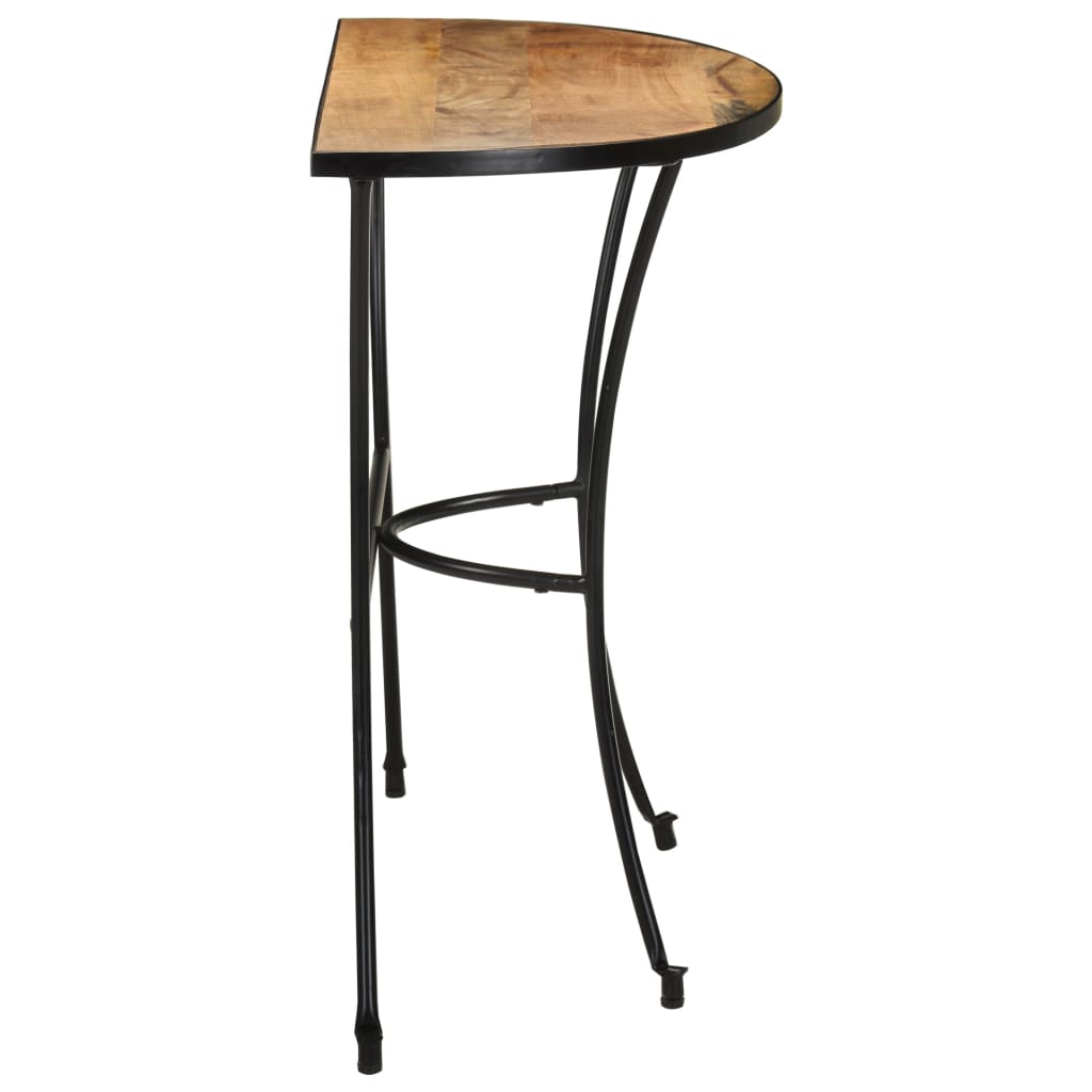 vidaXL Bijzettafel 110x40x77 cm massief mangohout