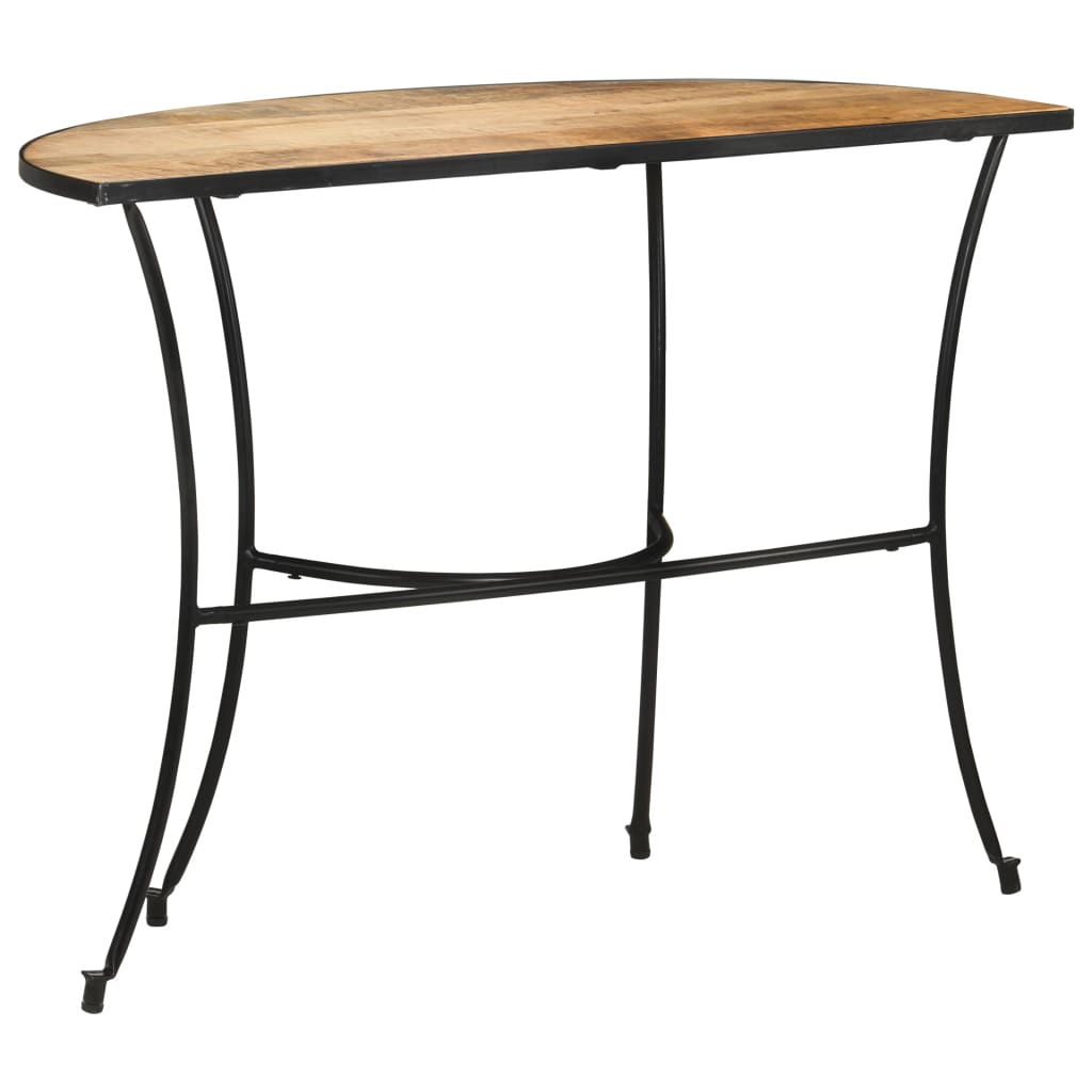 vidaXL Bijzettafel 110x40x77 cm massief mangohout