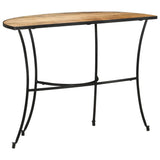 vidaXL Bijzettafel 110x40x77 cm massief mangohout