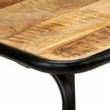 vidaXL Barstoelen 2 st massief mangohout