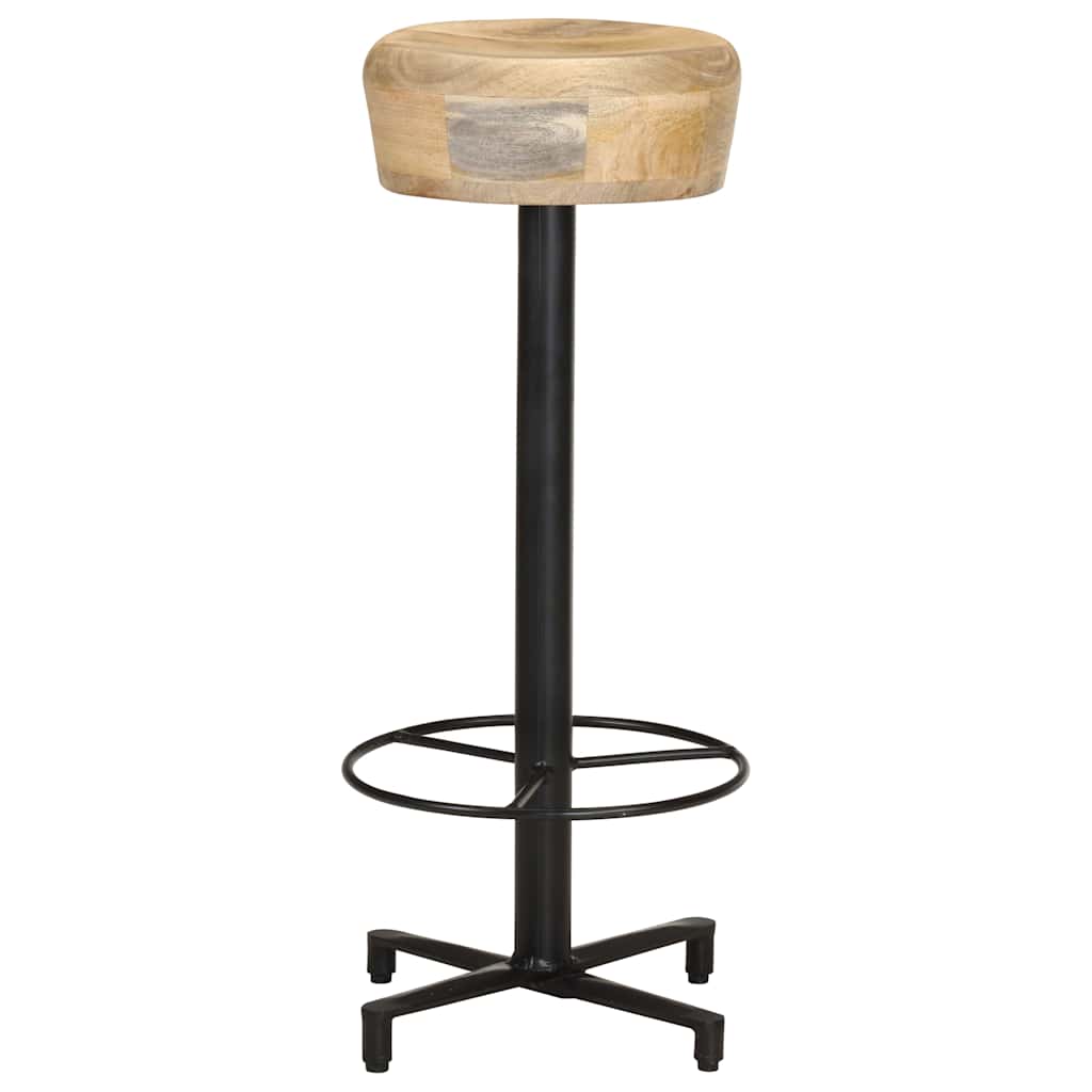 vidaXL Barkrukken 2 st 76 cm massief mangohout