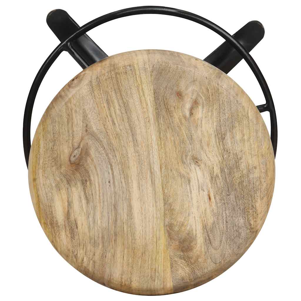 vidaXL Barkrukken 2 st 76 cm massief mangohout