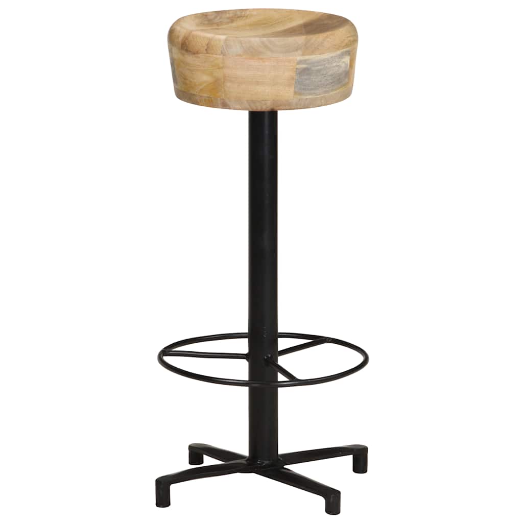 vidaXL Barkrukken 2 st 76 cm massief mangohout
