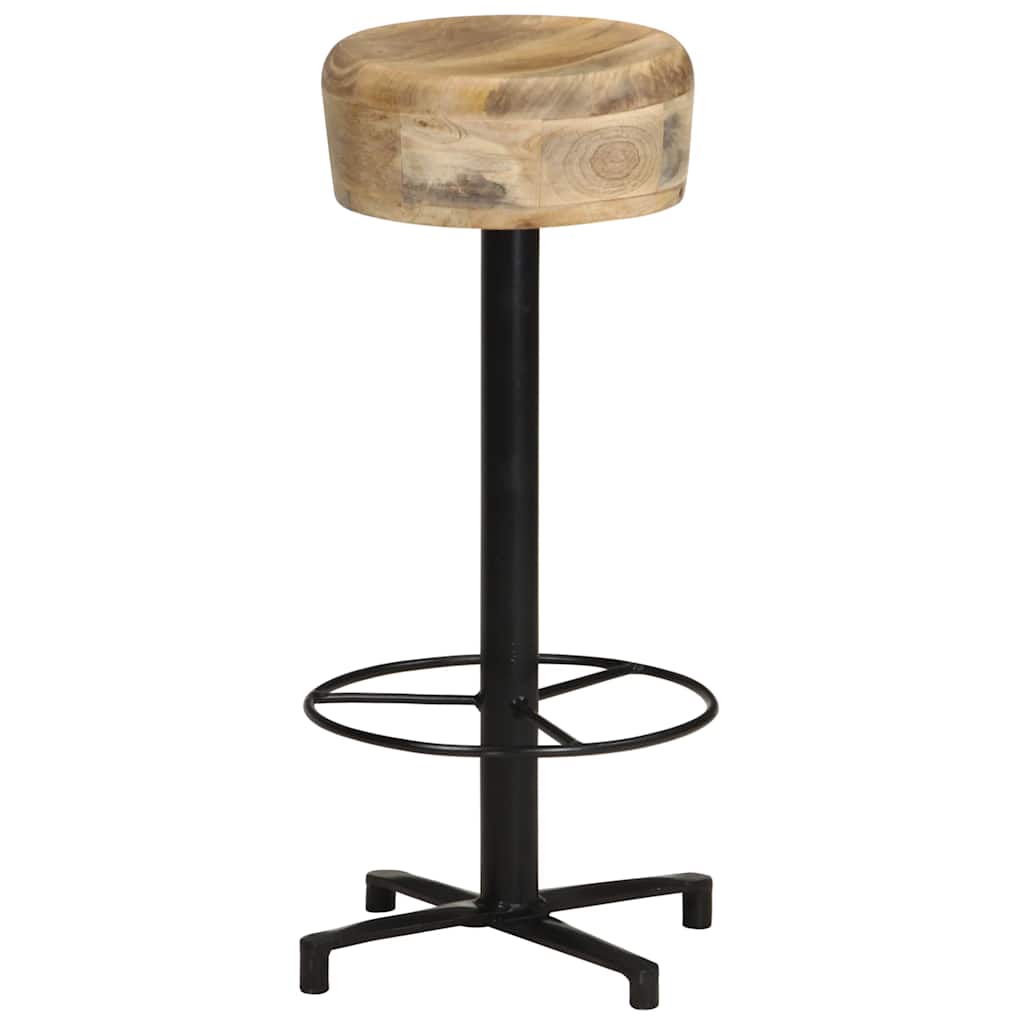 vidaXL Barkrukken 2 st 76 cm massief mangohout