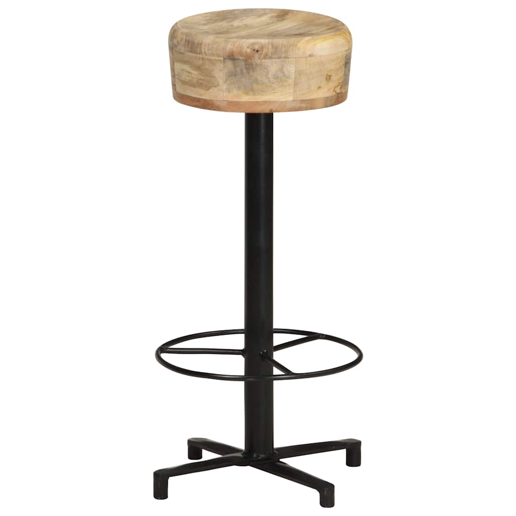 vidaXL Barkrukken 2 st 76 cm massief mangohout