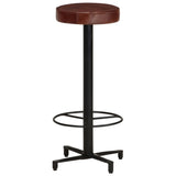 vidaXL Bar Stools 2 pcs 76 cm Genuine Leather