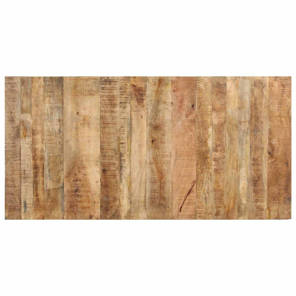 vidaXL Eettafel 160x80x76 cm ruw mangohout