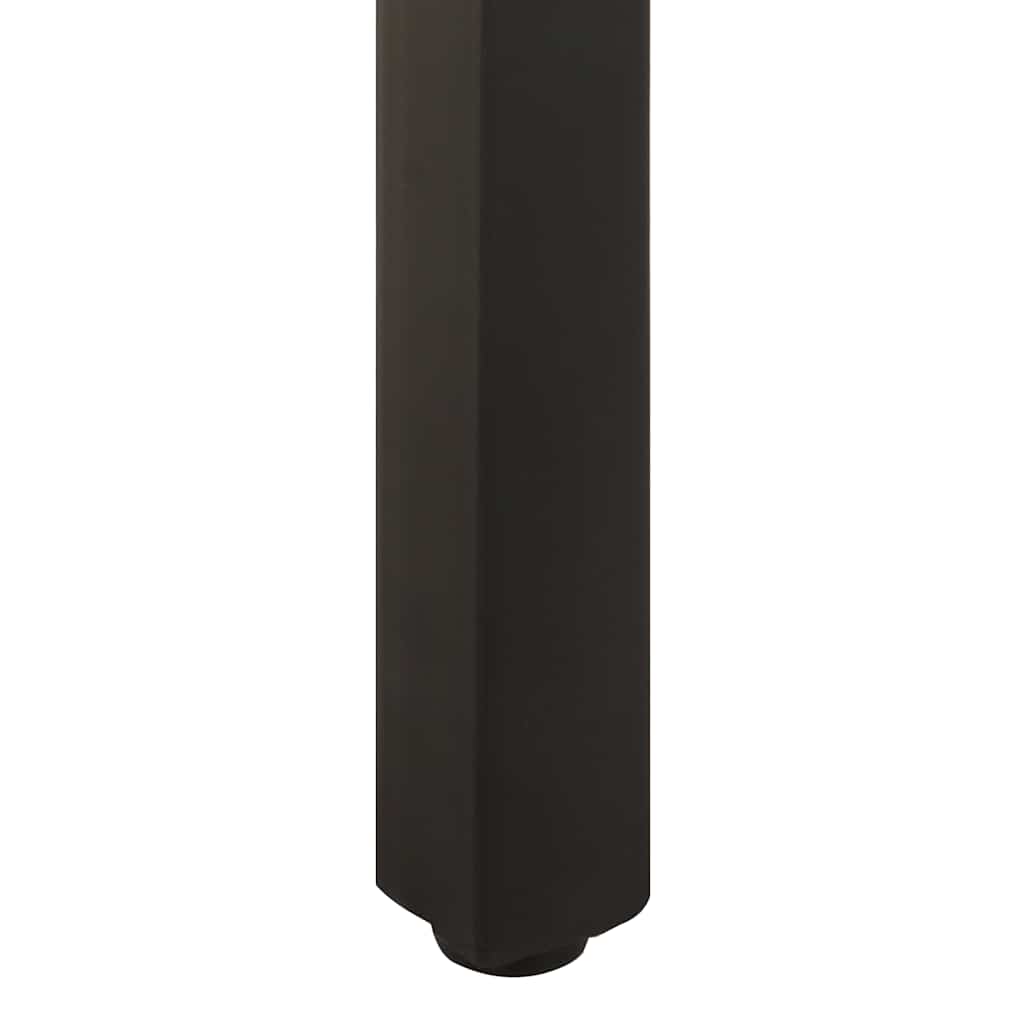 vidaXL Eettafel 160x80x76 cm ruw mangohout