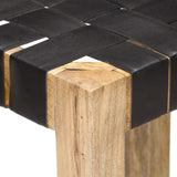 vidaXL Barkrukken 2 st 60 cm echt leer bruin