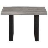 vidaXL Salontafel met natuurlijke randen 60x60x40 cm acaciahout