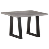 vidaXL Salontafel met natuurlijke randen 60x60x40 cm acaciahout