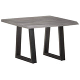 vidaXL Salontafel met natuurlijke randen 60x60x40 cm acaciahout