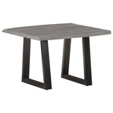 vidaXL Salontafel met natuurlijke randen 60x60x40 cm acaciahout