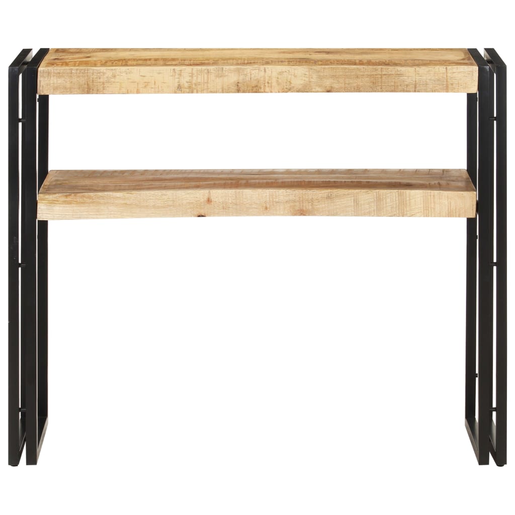 vidaXL Wandtafel 90x30x75 cm ruw mangohout