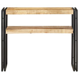 vidaXL Wandtafel 90x30x75 cm ruw mangohout