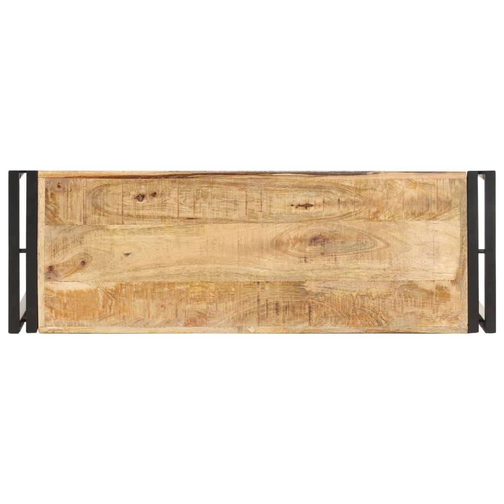 vidaXL Wandtafel 90x30x75 cm ruw mangohout