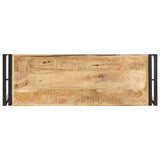 vidaXL Wandtafel 90x30x75 cm ruw mangohout