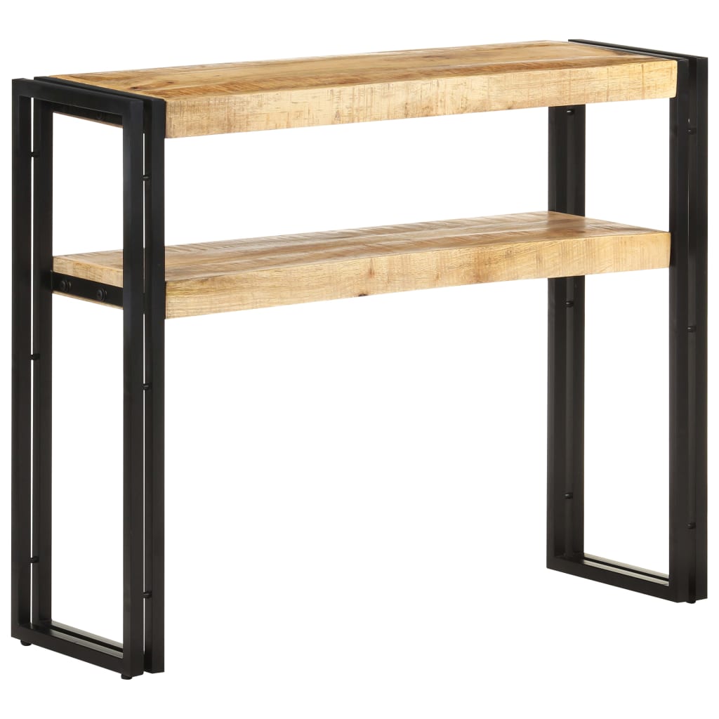 vidaXL Wandtafel 90x30x75 cm ruw mangohout