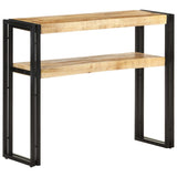 vidaXL Wandtafel 90x30x75 cm ruw mangohout