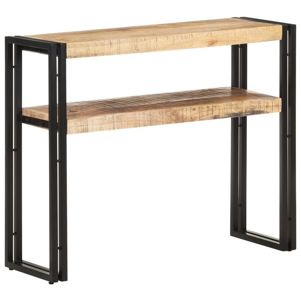 vidaXL Wandtafel 90x30x75 cm ruw mangohout
