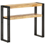 vidaXL Wandtafel 90x30x75 cm ruw mangohout
