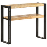 vidaXL Wandtafel 90x30x75 cm ruw mangohout