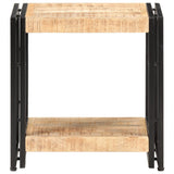 vidaXL Bijzettafel 40x30x40 cm ruw mangohout