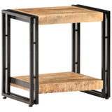 vidaXL Bijzettafel 40x30x40 cm ruw mangohout