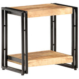 vidaXL Bijzettafel 40x30x40 cm ruw mangohout