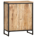 vidaXL Wijnkast 62x33x78,5 cm ruw mangohout
