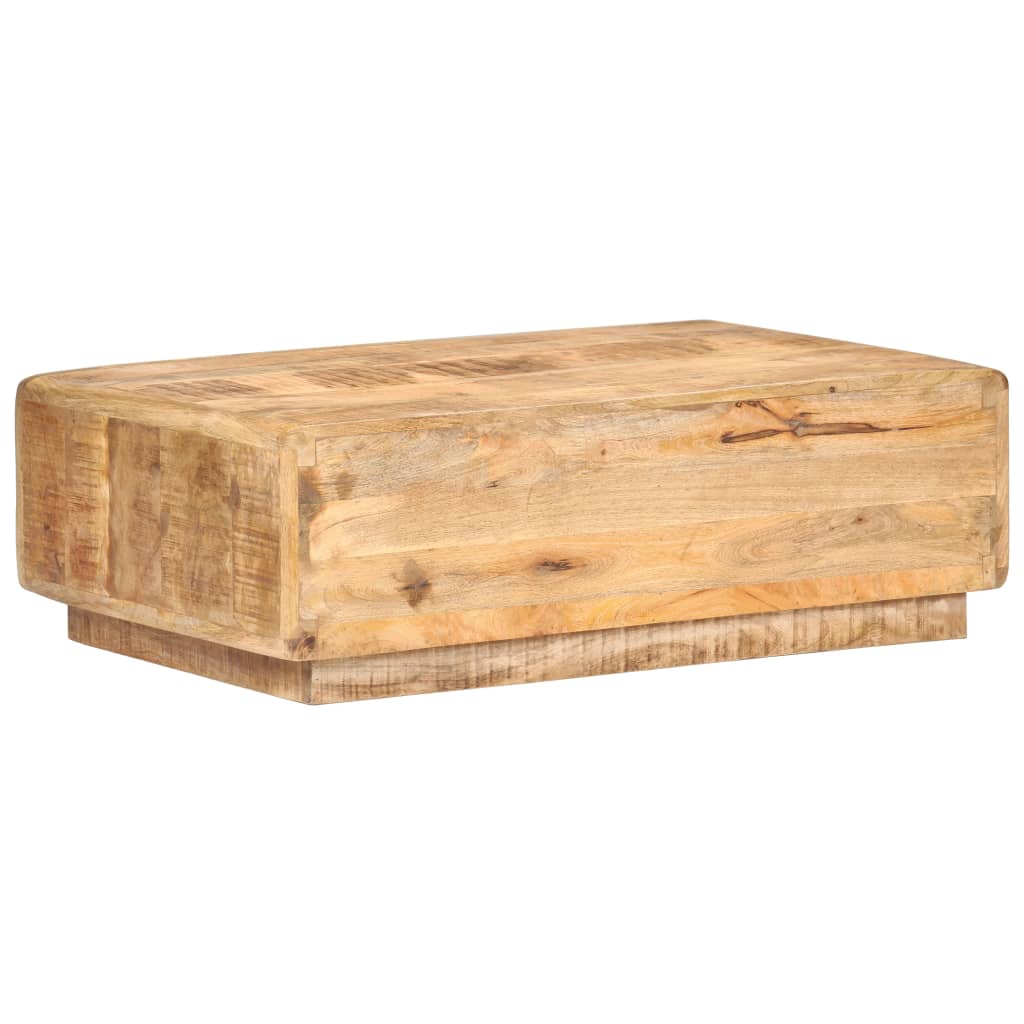 vidaXL Salontafel 90x60x29 cm ruw mangohout