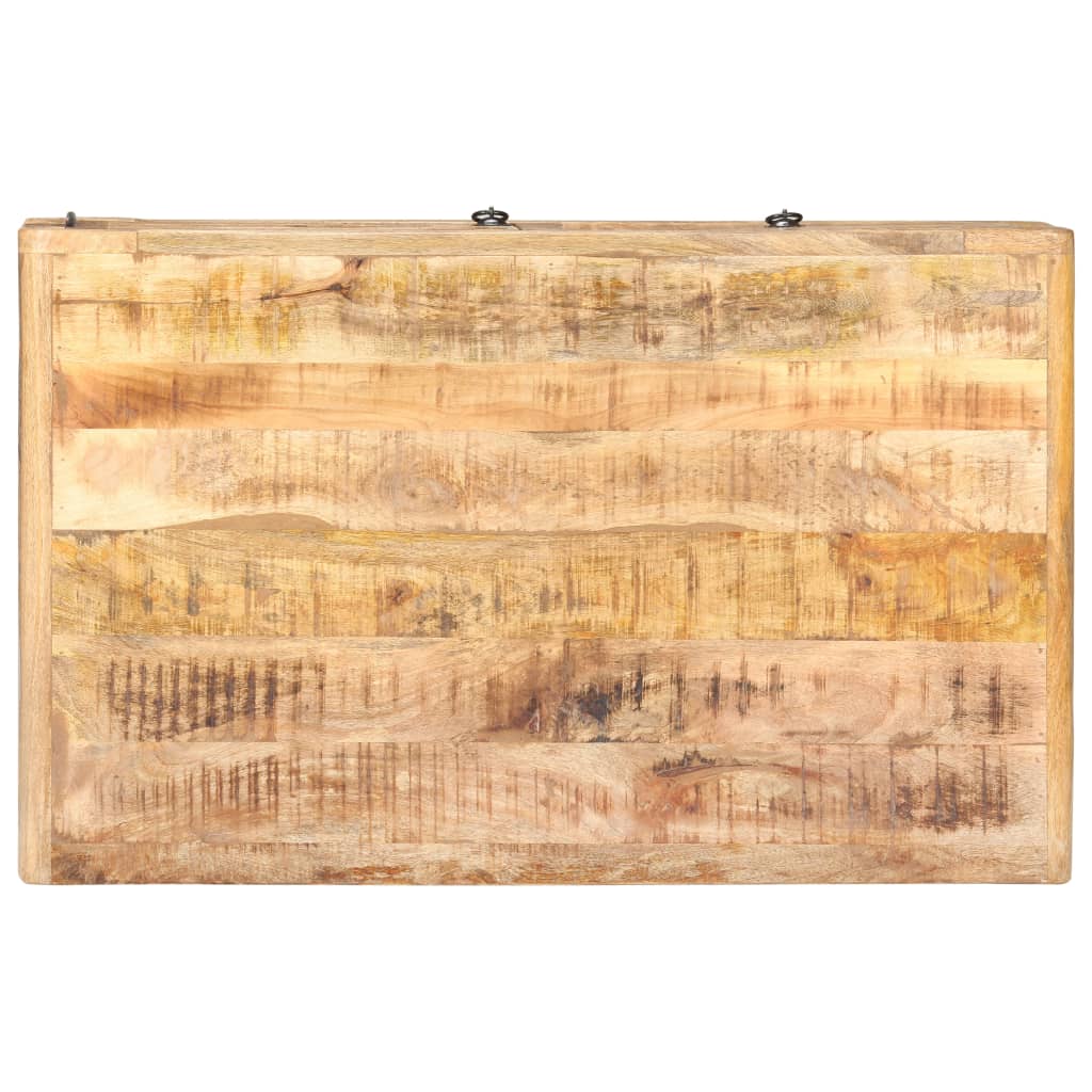 vidaXL Salontafel 90x60x29 cm ruw mangohout