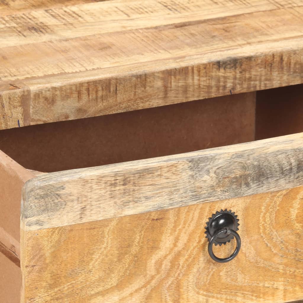 vidaXL Salontafel 90x60x29 cm ruw mangohout