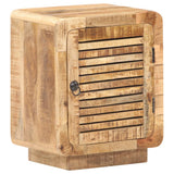 vidaXL Nachtkastje 40x30x50 cm ruw mangohout