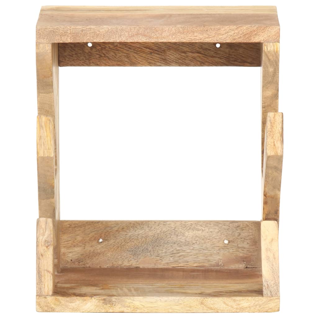 vidaXL Wandskateboardhouder 25x20x30 cm massief mangohout