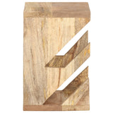 vidaXL Wandskateboardhouder 25x20x30 cm massief mangohout