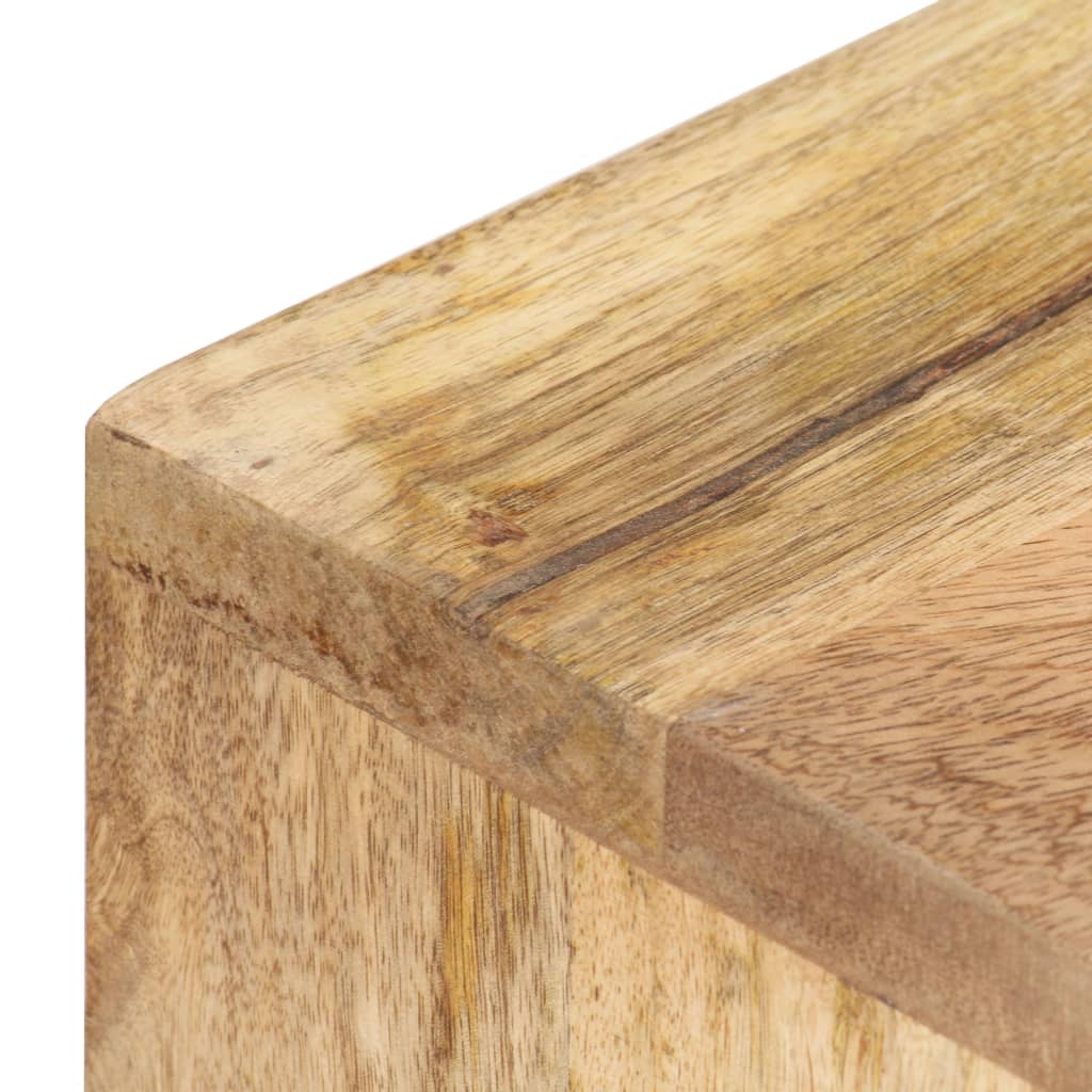 vidaXL Wandskateboardhouder 25x20x30 cm massief mangohout
