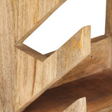 vidaXL Wandskateboardhouder 25x20x30 cm massief mangohout