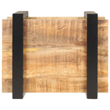 vidaXL Nachtkastje 50x40x40 cm ruw mangohout