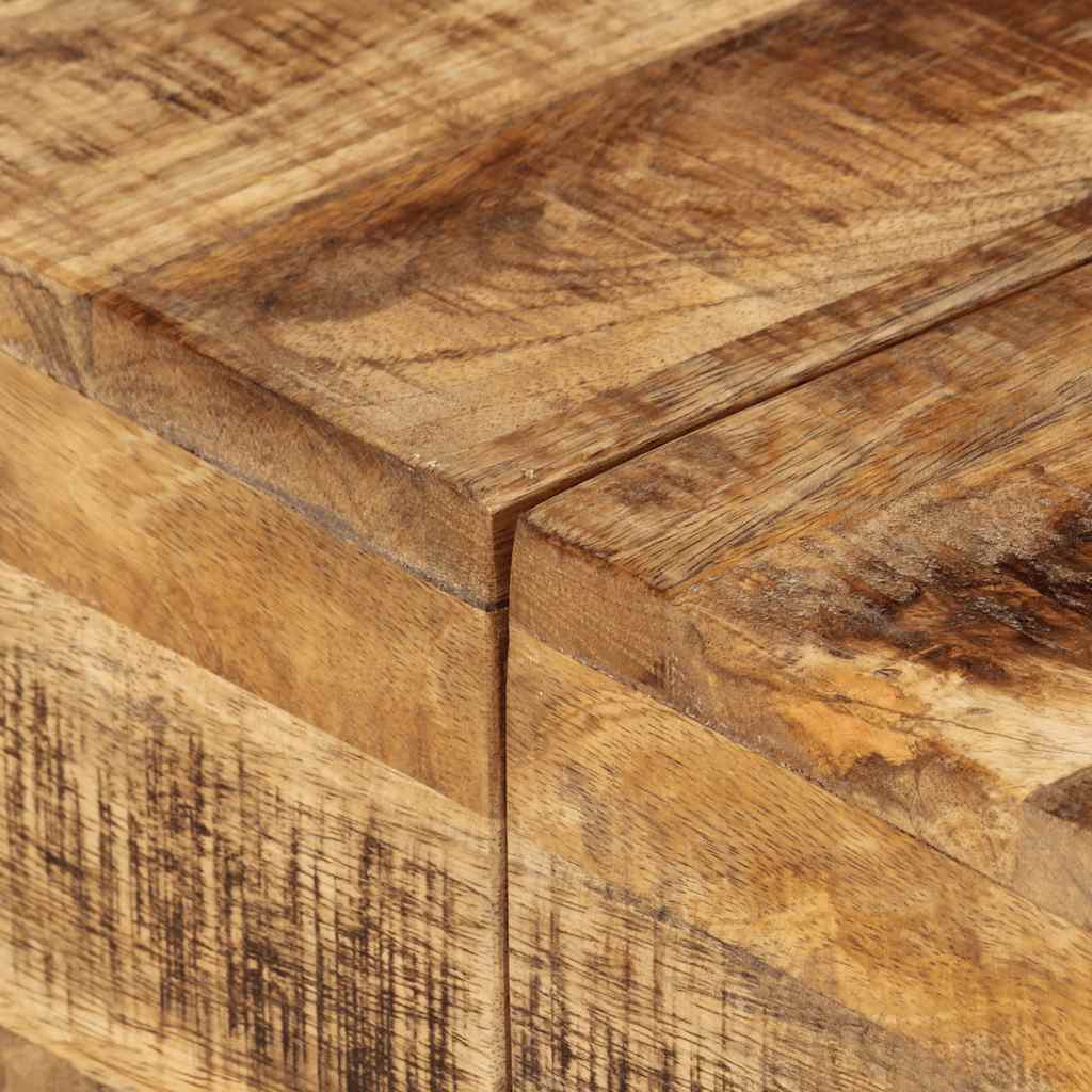 vidaXL Salontafel 68x68x41 cm ruw mangohout