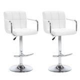 vidaXL Barstoelen 2 st artiste blanc