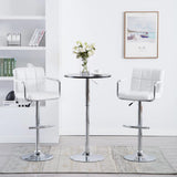 vidaXL Barstoelen 2 st artiste blanc