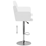 vidaXL Barstoelen 2 st artiste blanc