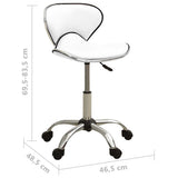 vidaXL Salonkruk artiste blanc